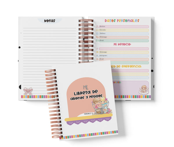 Libreta de Abonos y Pedidos - Precious Moments