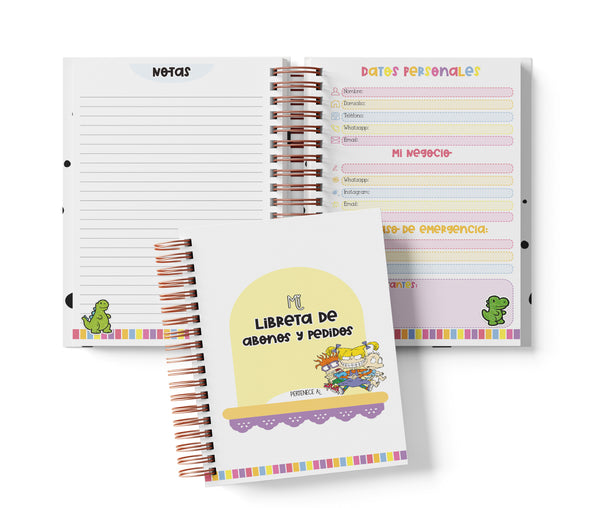 Libreta de Abonos y Pedidos - Rugrats