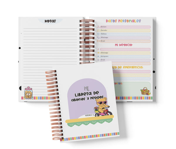 Libreta de Abonos y Pedidos - Bobbie Goods