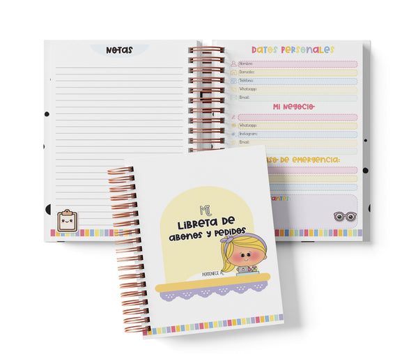 Libreta de Abonos y Pedidos - Star