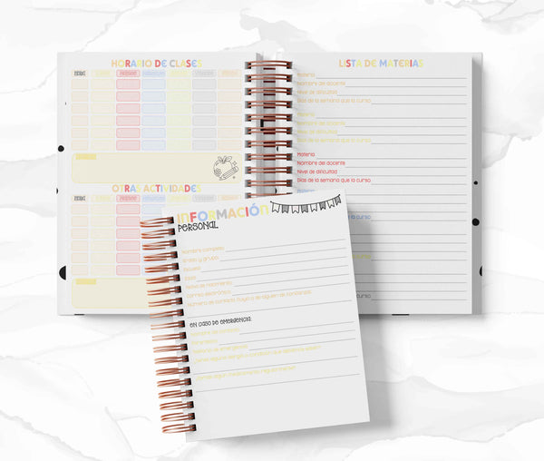 Agenda Estudiantes Semanal Ciclo 26-27 - Winnie Pooh