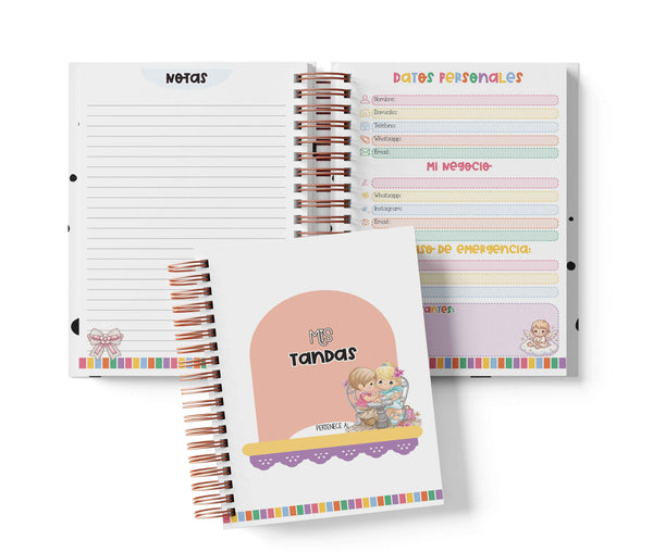 Libreta de Tandas 25 Participantes - Precious Moments