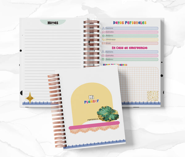 Planner Diario - Celestial Bloom