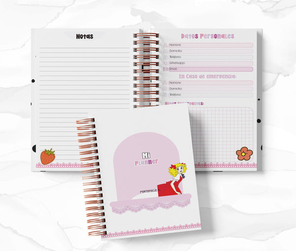 Planner 2 Días por Página - Candy Candy