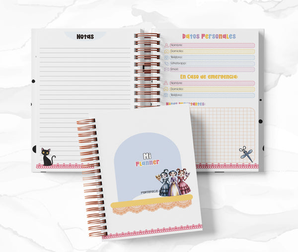 Planner 2 Días por Página - Coraline