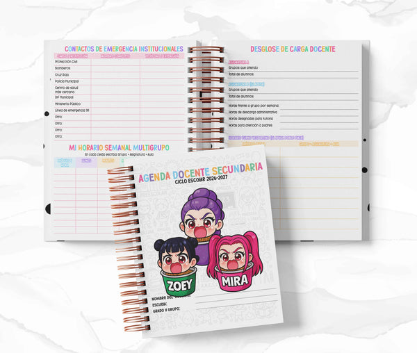 Agenda Secundaria - Huntrix