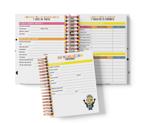 Agenda Primaria Medio Oficio - Minions
