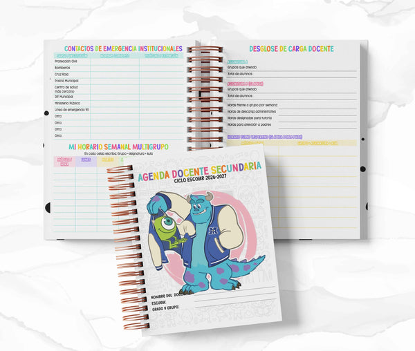 Agenda Secundaria - Monsters Inc.