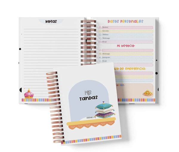 Libreta de Tandas 21 Participantes - Aladdin