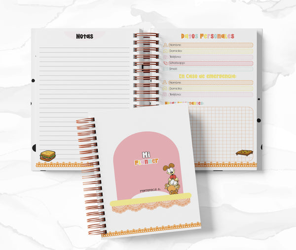 Planner Diario - Garfield