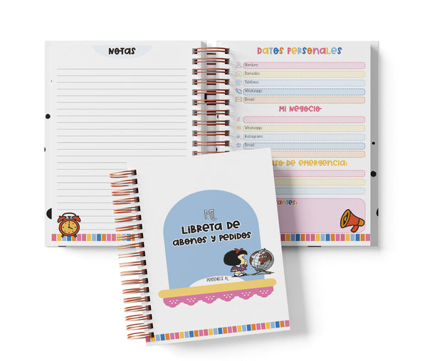Libreta de Abonos y Pedidos - Mafalda