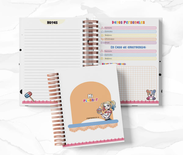 Planner Diario - Harley Quinn