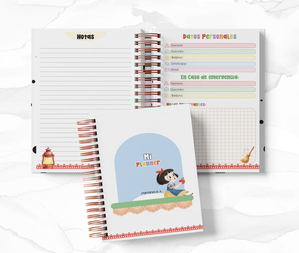 Planner Diario - Blanca Nieves