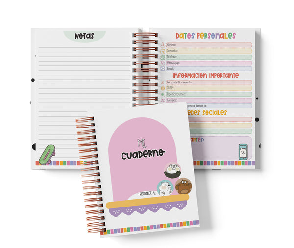 Cuaderno Medio Oficio - Osos Escandalosos