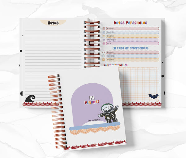 Planner Diario - Jack y Sally