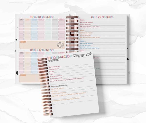 Agenda Estudiantes Semanal Ciclo 26-27 - Doraemon