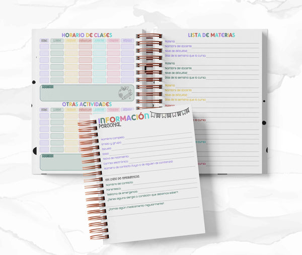 Agenda Estudiantes Semanal Ciclo 26-27 - Friends