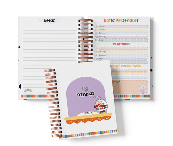 Libreta de Tandas 11 Participantes - Rainbow Brite