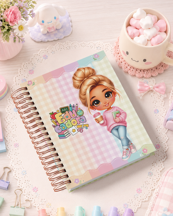 Pack de Portadas Educadora  Docente de Preescolar - Sweet Rainbow