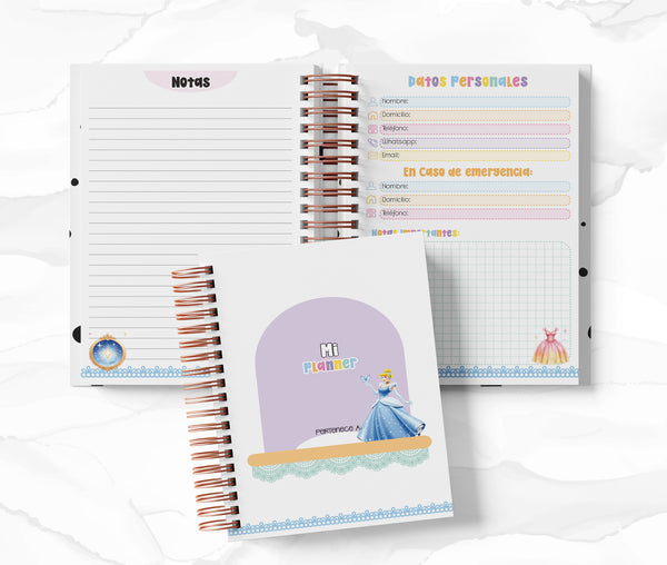 Planner 2 Días por Página - Cenicienta