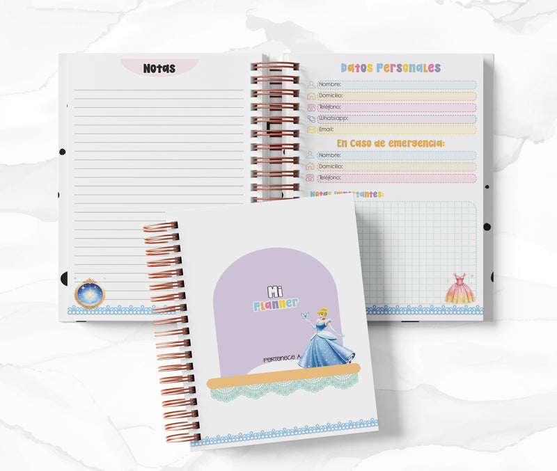 Planner 2 Días por Página - Cenicienta