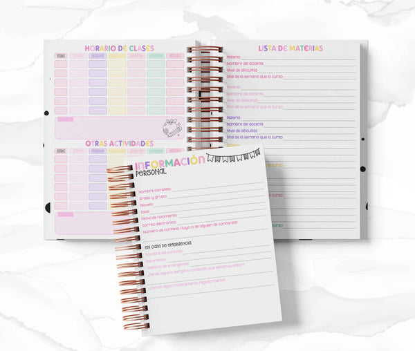 Agenda Estudiantes Semanal Ciclo 26-27 - Gato de Cheshire