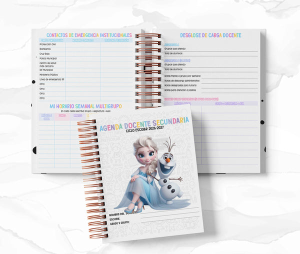 Agenda Secundaria - Frozen