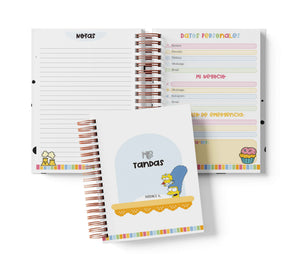 Libreta de Tandas 21 Participantes - Los Simpsons