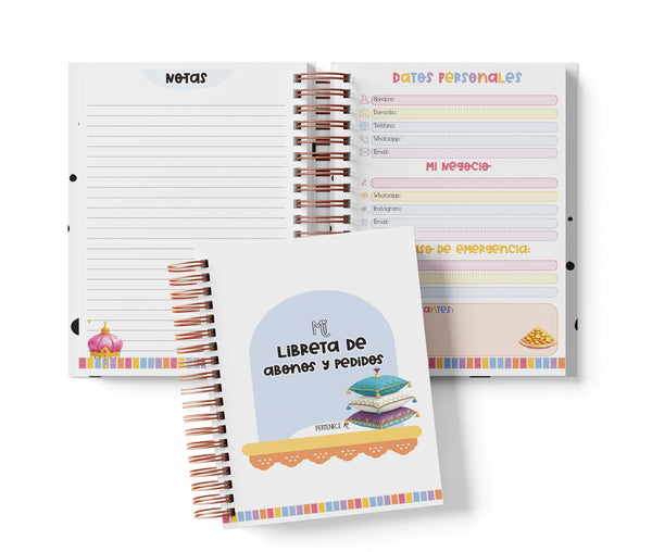 Libreta de Abonos y Pedidos - Aladdin
