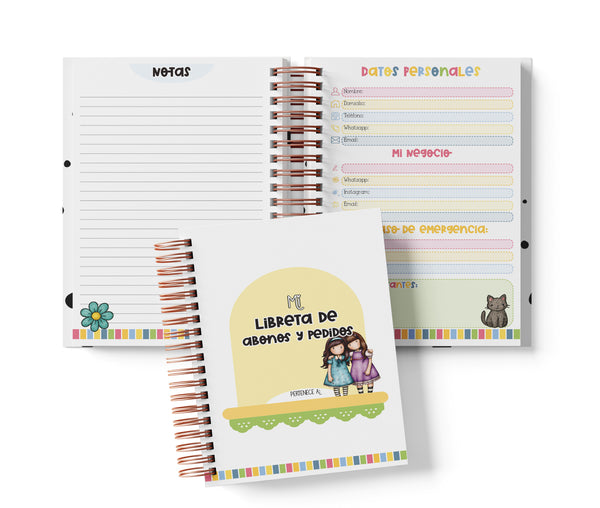 Libreta de Abonos y Pedidos - Gorjuss
