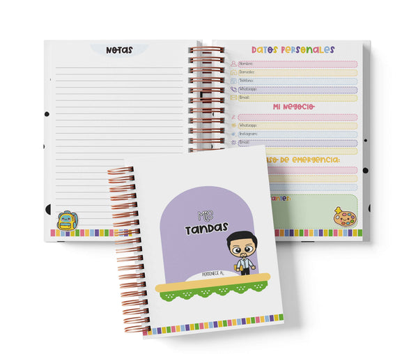 Libreta de Tandas 15 Participantes - Meryta Caballero