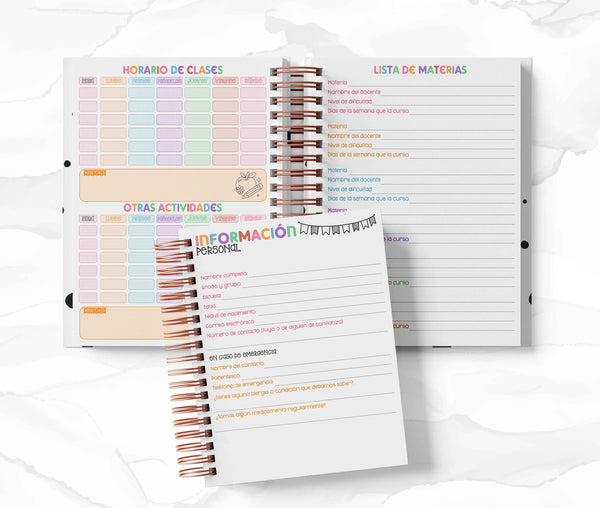 Agenda Estudiantes Semanal Ciclo 26-27 - Intensamente