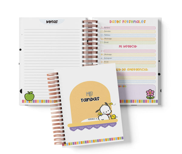 Libreta de Tandas 15 Participantes - Pochacco