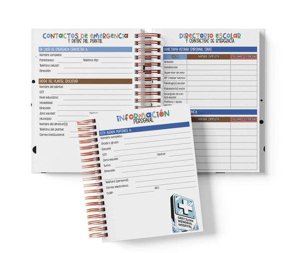 Agenda Preescolar MO - Grey's Anatomy