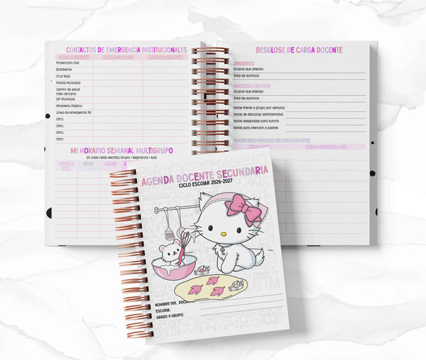 Agenda Secundaria - Charmmy Kitty