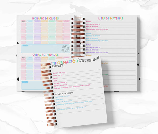 Agenda Estudiantes Semanal Ciclo 26-27 - Huntrix