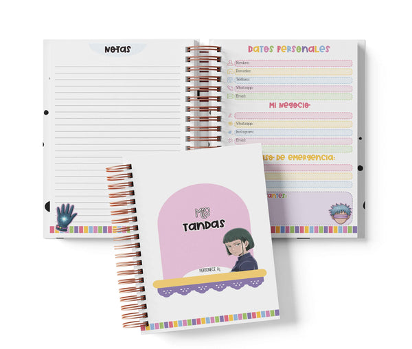 Libreta de Tandas 15 Participantes - Jujutsu Kaisen