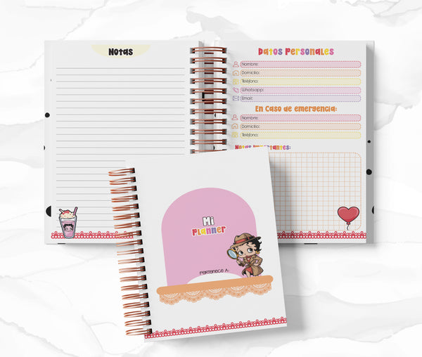 Planner Diario - Betty Boop