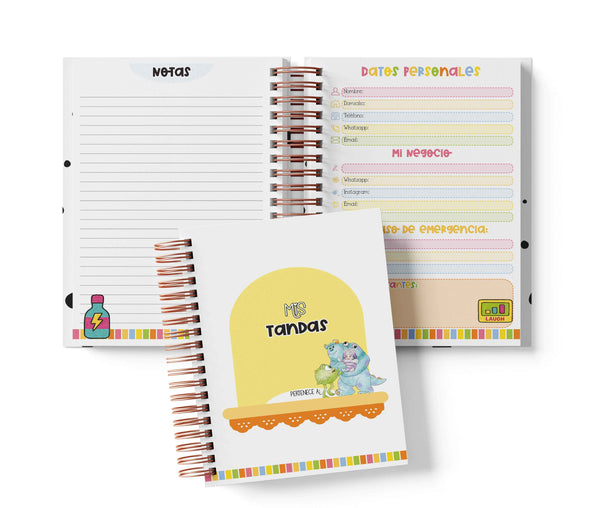 Libreta de Tandas 21 Participantes - Monsters Inc.