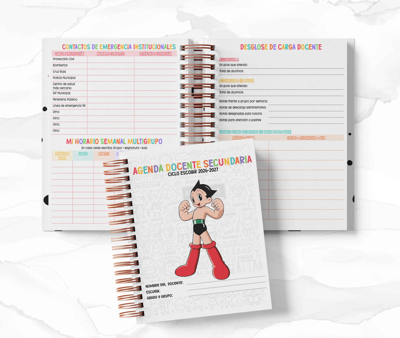 Agenda Secundaria - Astro Boy
