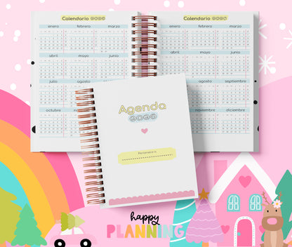 Agenda Semanal 2026 sin Horarios – Semana a la Vista | PDF Imprimible