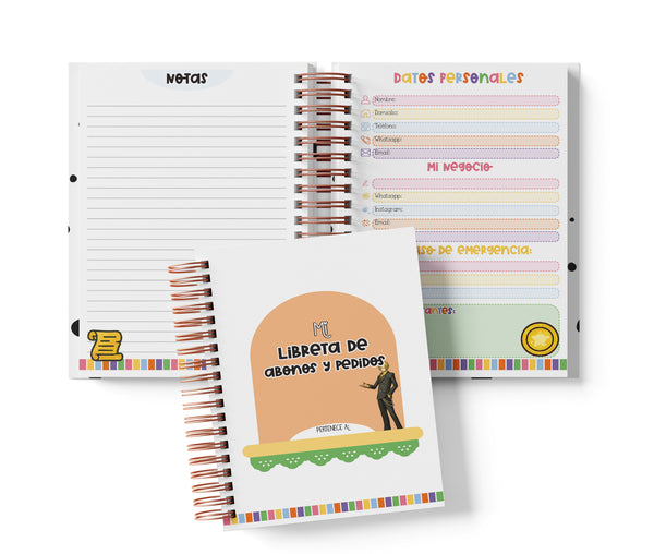 Libreta de Abonos y Pedidos - One Piece