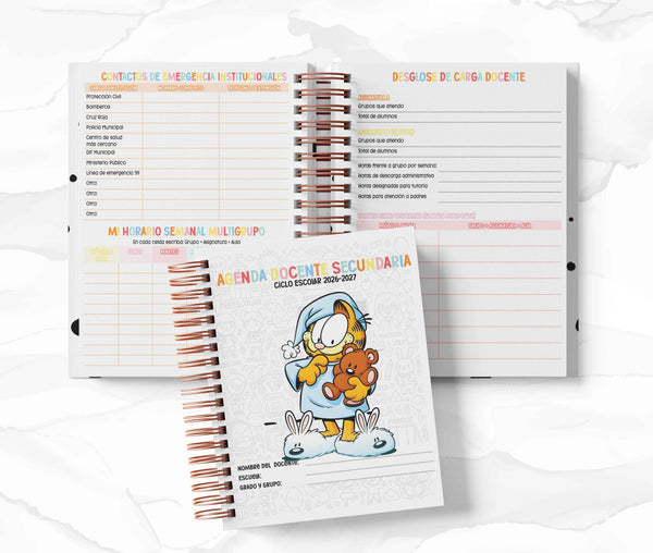 Agenda Secundaria - Garfield