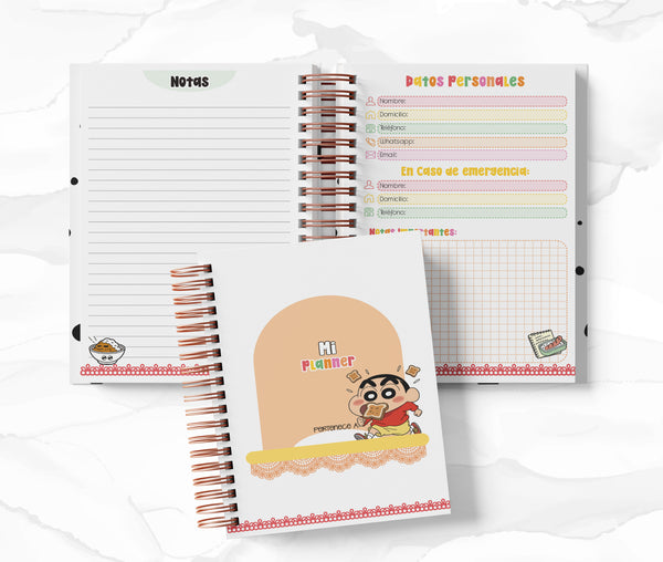 Planner Diario - Shin-chan