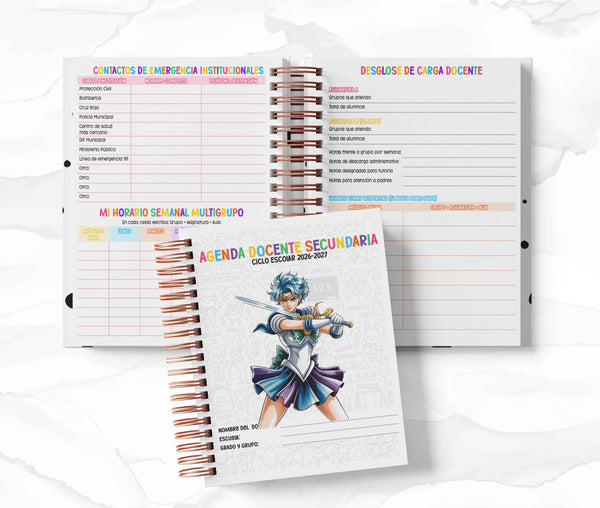 Agenda Secundaria - Sailor Moon