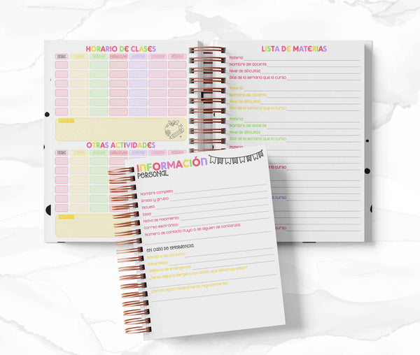 Agenda Estudiantes Semanal Ciclo 26-27 - Hello Kitty