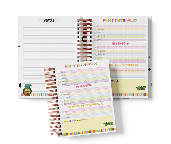Libreta de Abonos - Tortugas Ninja