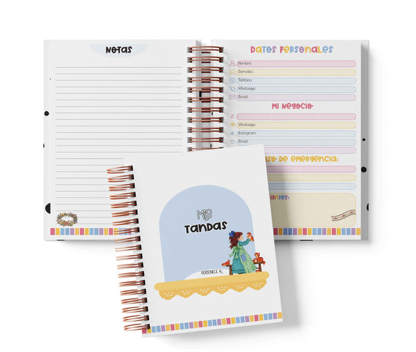 Libreta de Tandas 15 Participantes - Sarah Kay