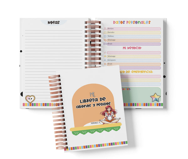 Libreta de Abonos y Pedidos - Sailor Moon