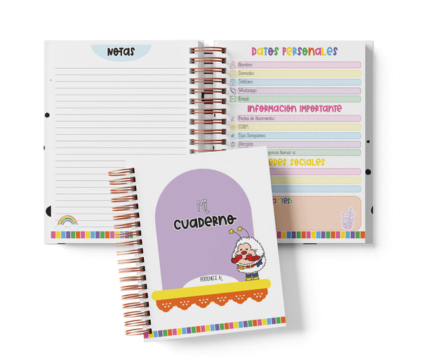 Cuaderno Medio Oficio - Rainbow Brite